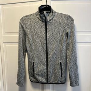 Lou & Grey Full Zip Athletic Jacket Size Women’s XS Color Heathered Gray